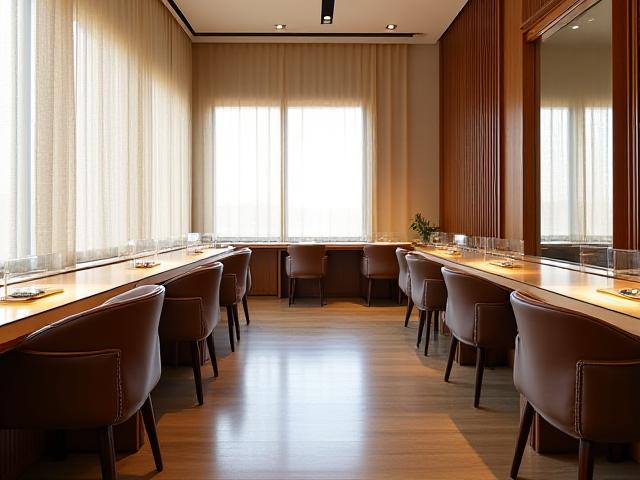 エグゼクティブ向けの時計が並ぶ、静謐なプライベートショールーム